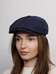 Кепка STETSON арт. 6844102 HATTERAS CASHMERE/SILK (темно-синий)